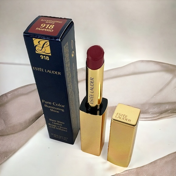 Estee Lauder Pure Color Illuminating Shine 918 PAMPERED Sheer Shine Lipstick NIB - Picture 3 of 16